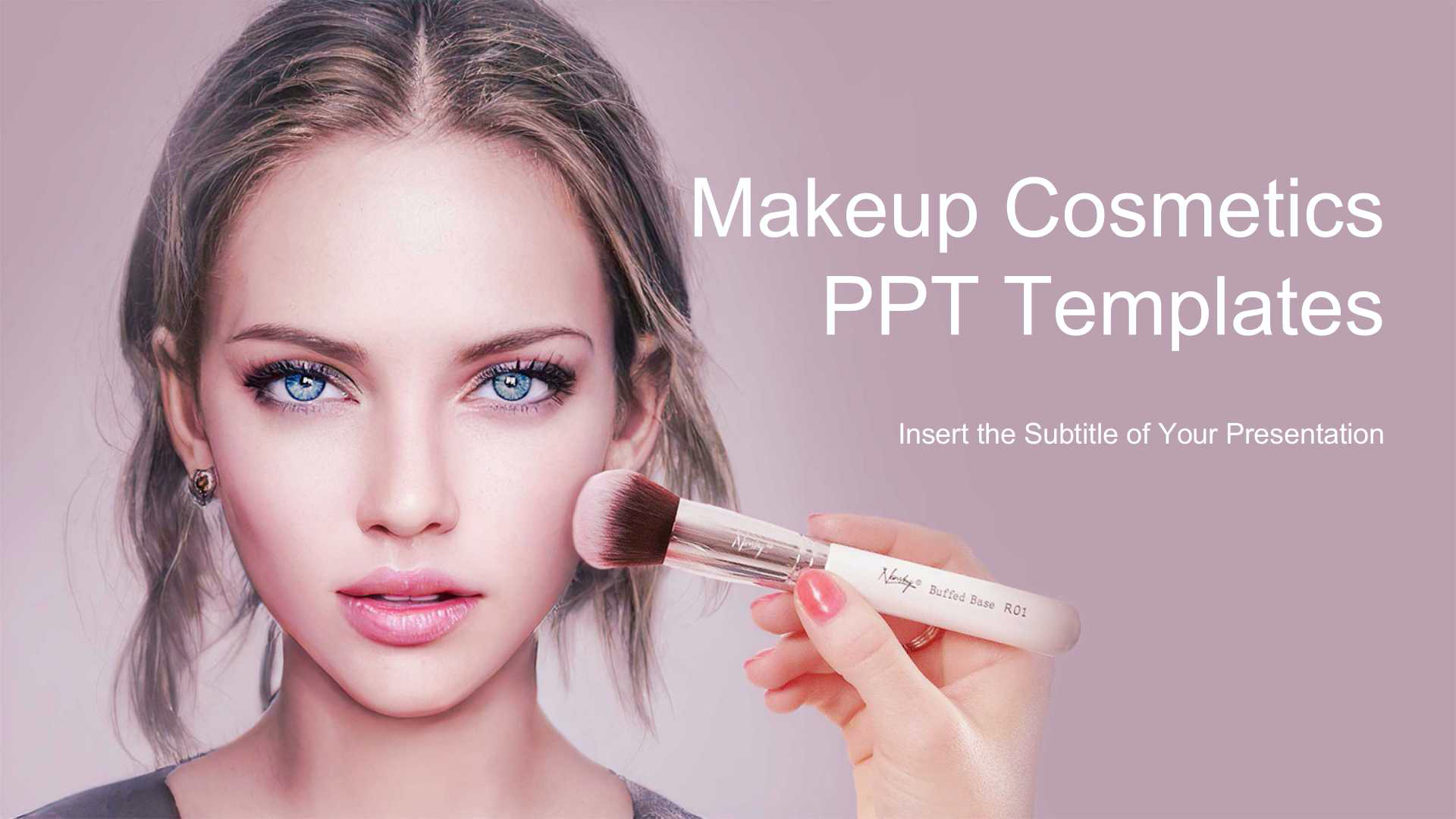 美妆广告宣传PPT模板