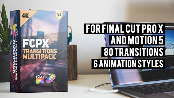 FCPX Transitions Multipack for Mac(90种无缝转场特效fcpx插件)