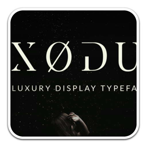 Exodus - Typeface创意衬线艺术字体 for mac