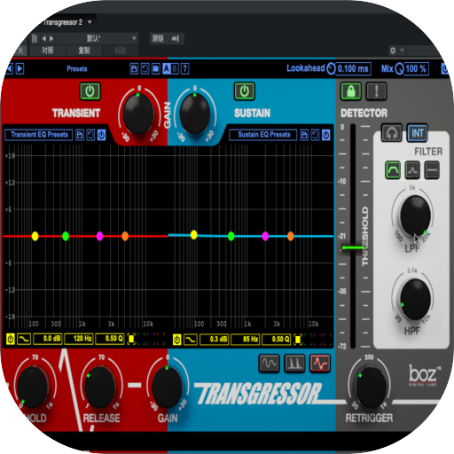 Boz Digital Labs Transgressor 2 for Mac(鼓组瞬态调教插件)