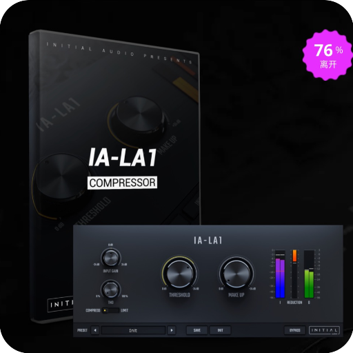 Initial Audio IA-LA1 Compressor Mac(初始音频IA-LA1压缩器插件)