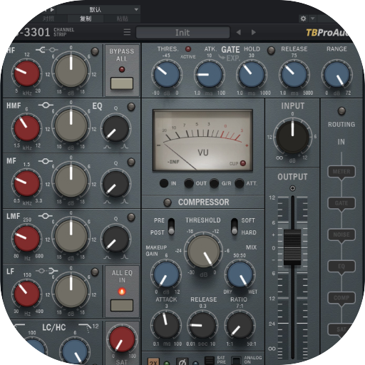 TBProAudio CS3301 for Mac(简洁通道条插件)