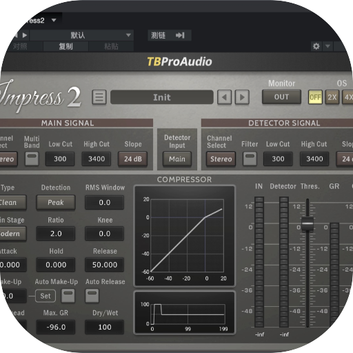 TBProAudio Impress2 for Mac(宽带立体声压缩器)