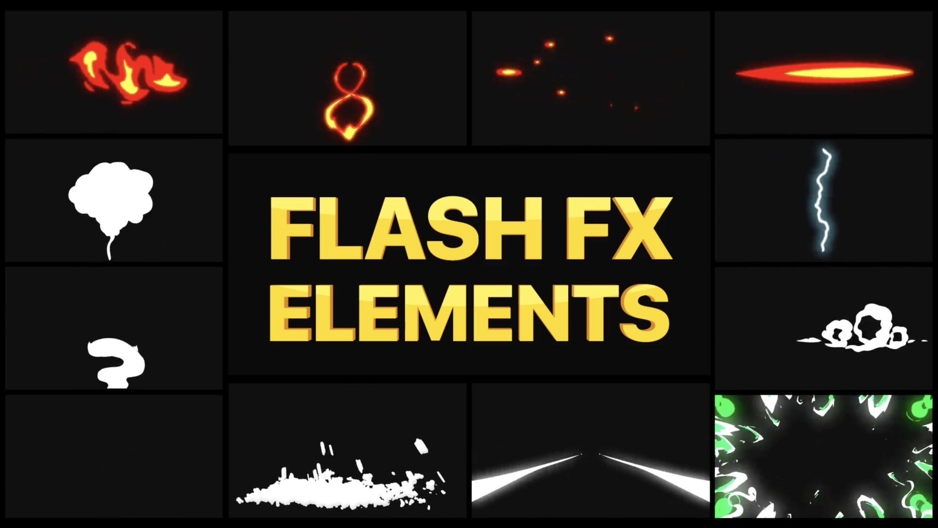 fcpx发生器Flash FX Pack Mac(独特动态元素模板)