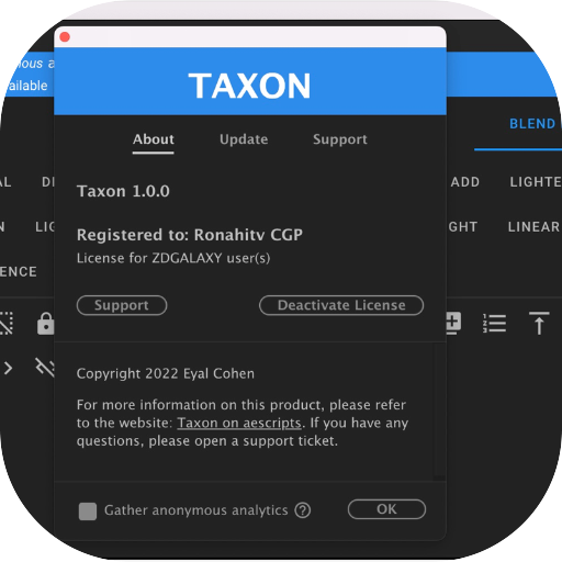 AE脚本:一键控制所选图层脚本Taxon for Mac