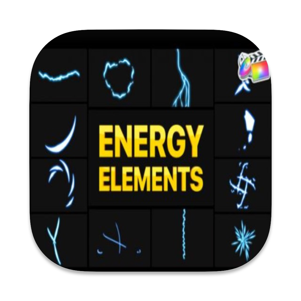 Energy Elements for mac(fcpx10个爆发MG能量元素)