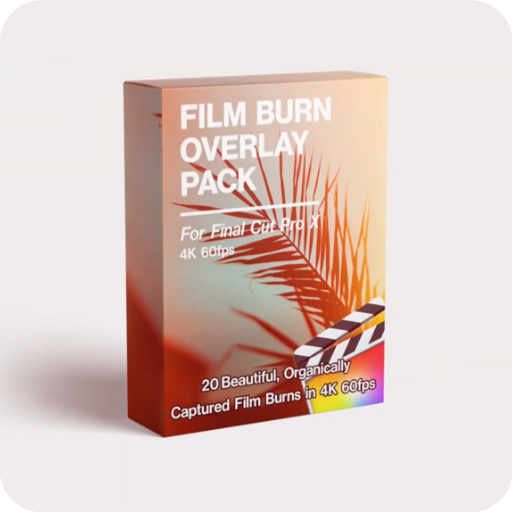 fcpx效果：老式胶片刻录叠加效果 Film Burns 4K60fps 