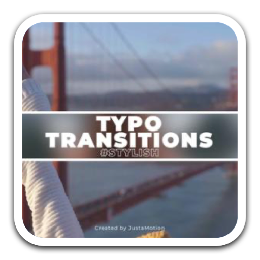 FCPX插件：Minimal Typo Transitions Mac(时尚简洁博客动态转场插件)