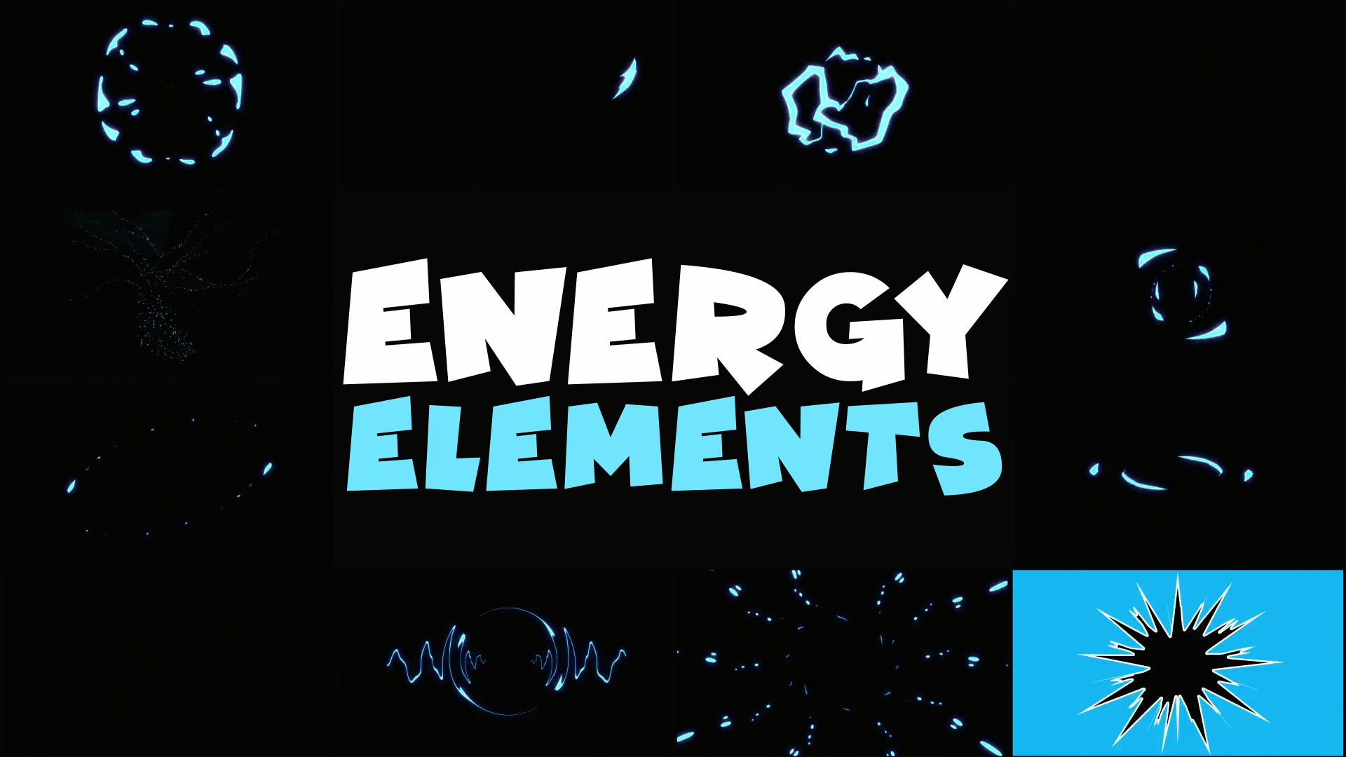 fcpx转场Energy Elements for Mac(能量元素过渡模板)