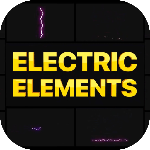 Electric Elements for Mac(卡通能量电子MG动画元素fcpx插件)