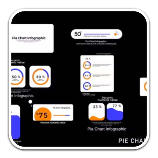 Pie Chart Infographics 2.0 Mac(饼图信息图表展示效果Pr预设)