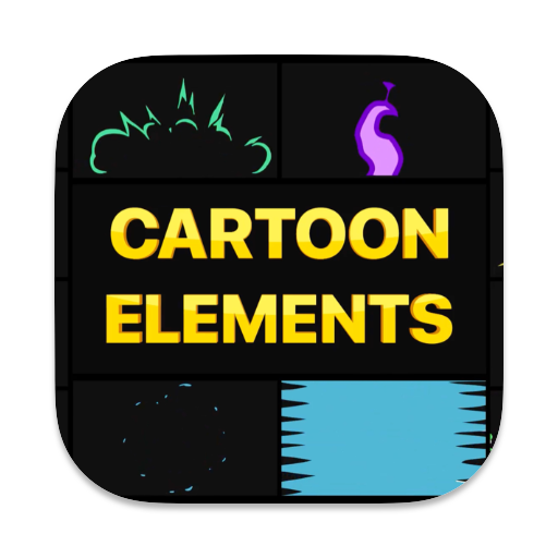 fcpx发生器Cartoon And Scribble Elements Mac(卡通涂鸦元素模板)