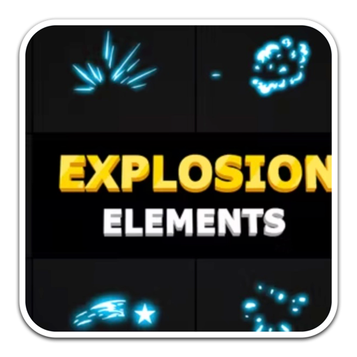 Cartoon Explosion Elements for Mac(卡通爆炸元素cpx插件)