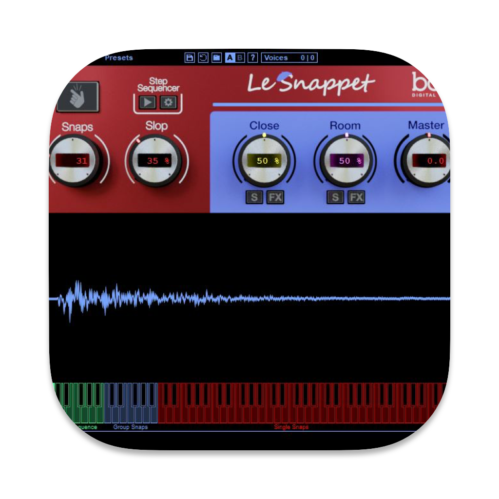 Boz Digital Labs Le Snappet for mac(打响指声音/现代音乐电鼓音源)