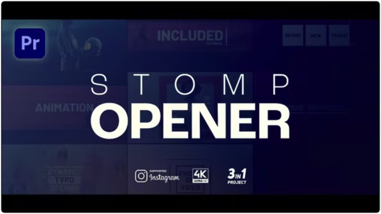 Stomp Opener Mac(广告活动展示效果Pr模板)