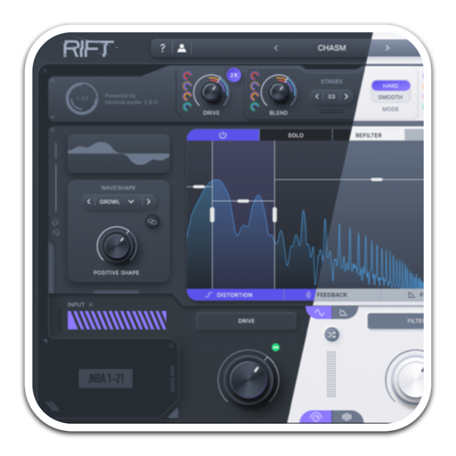 Minimal Audio Rift for Mac(混合失真处理插件)