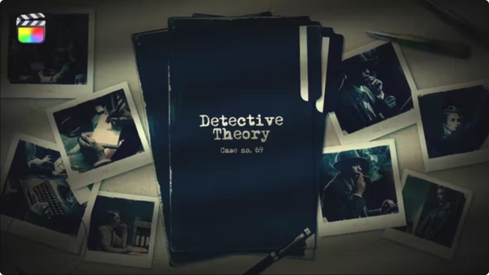 Detective Theory Mac(复古侦探风格照片展示fcpx插件)