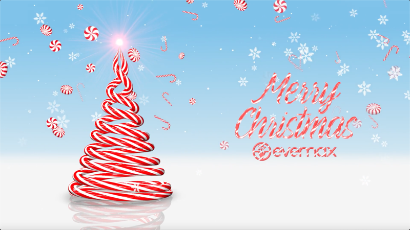 Christmas Candy Cane Greetings(FCPX圣诞元素模版)