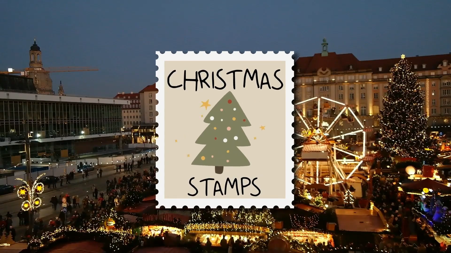 fcpx插件Christmas Stamps Titles Mac(圣诞邮票标题模板)