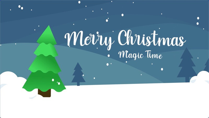 fcpx插件:Christmas Greeting Scenes圣诞新年祝福开场片头