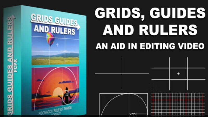15个网格指南和标尺fcpx素材Grids Guides and Rulers