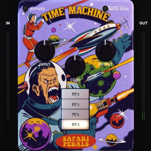 Safari Pedals Time Machine for mac(复古音频效果插件)