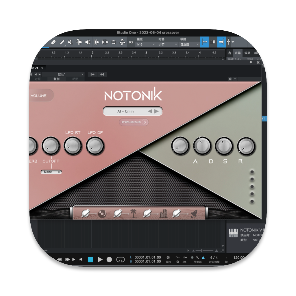 NOTONIK for mac(音乐创作软件)