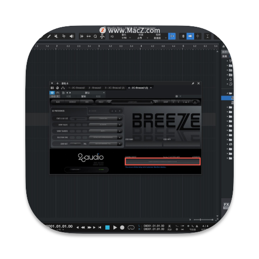 2CAUDIO Breeze 2 for mac(混响效果器插件)
