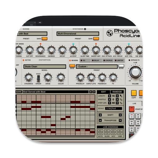 D16 Group Audio Software Phoscyon 2 for mac(合成贝斯插件)