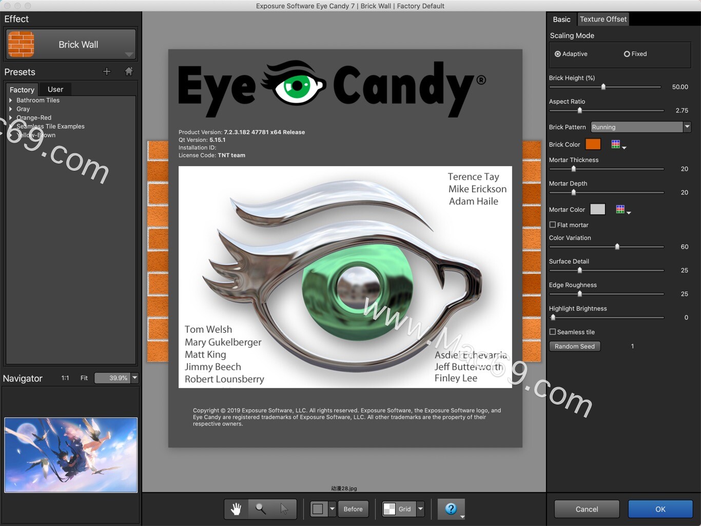 Alien Skin Eye Candy 7 for Mac(眼睛糖果滤镜PS插件)