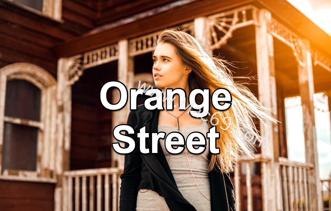 街拍人像暖橘色调Lightroom预设