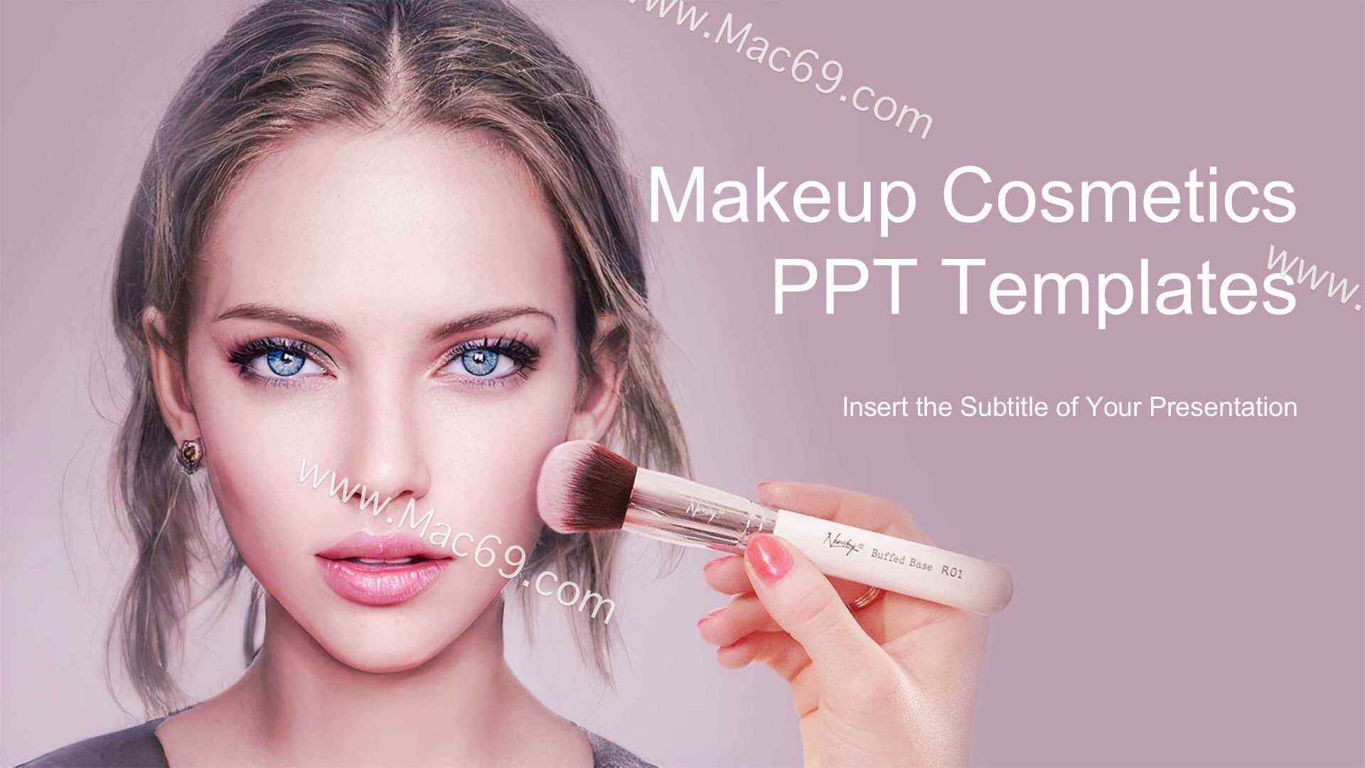 美妆广告宣传PPT模板