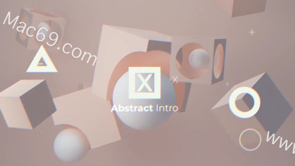 FCPX发生器3d Art Logo Opener(3D预渲染文件模板)