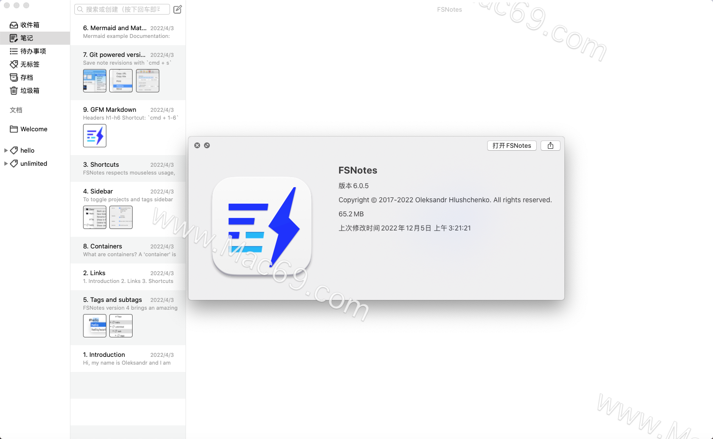free for mac download FSNotes