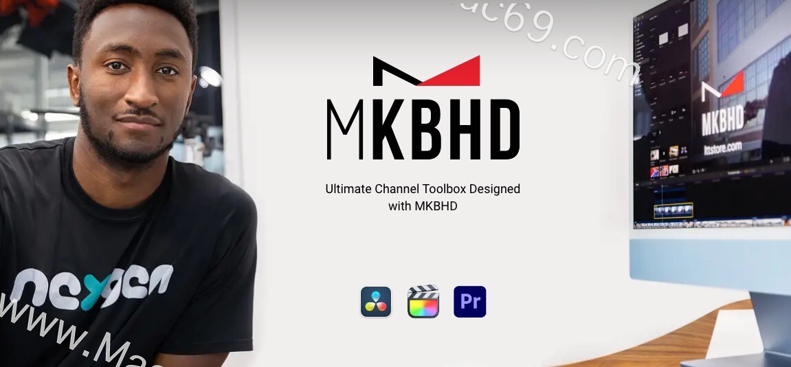 fcpx标题mKBHD for Mac(科技博客视频标题)