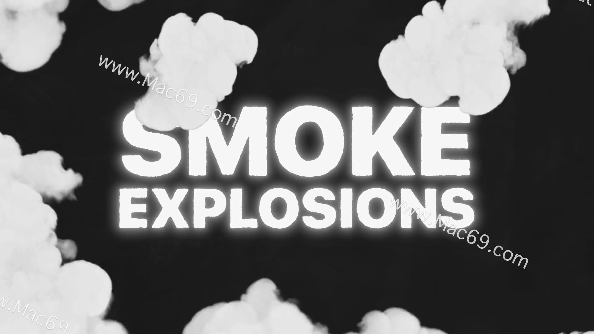 FCPX插件Smoke Explosions(烟雾爆炸动态效果) 