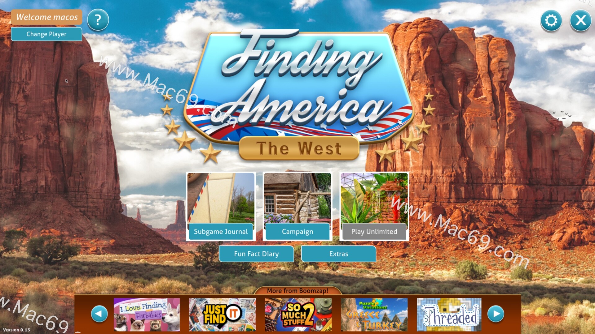 Finding America: The West for mac(隐藏找寻解迷游戏)