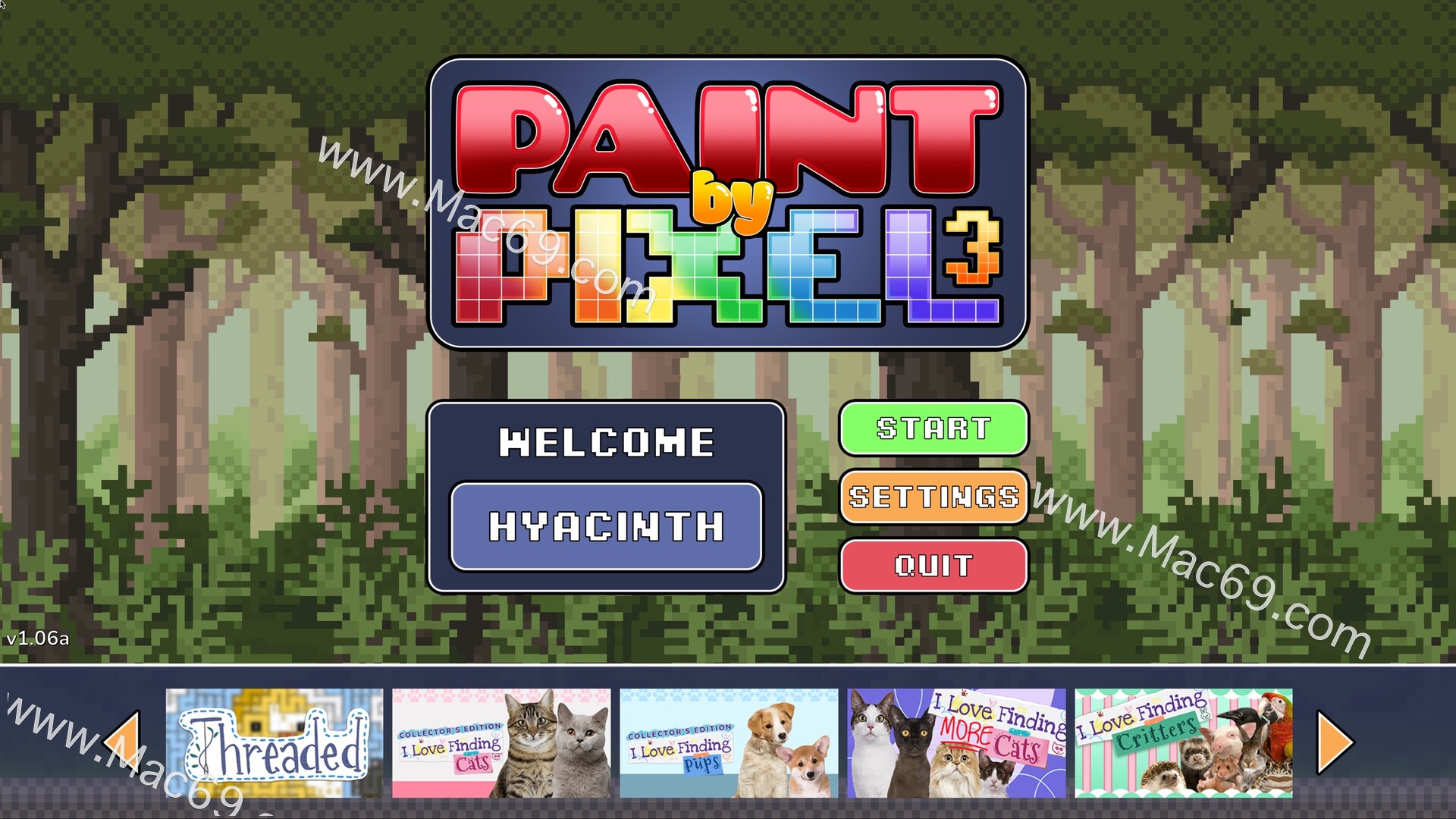 Paint by Pixel 3 for Mac(颜色填充游戏)