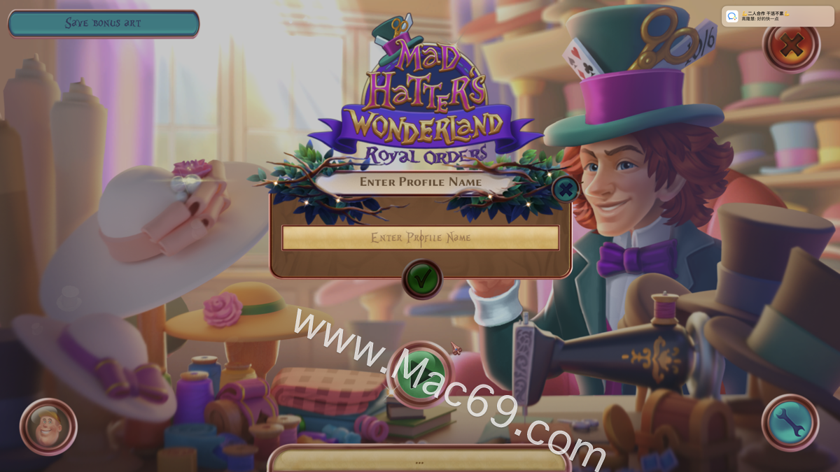 疯帽匠的仙境Mad Hatter‘s Wonderland Royal Orders Collector’s Edition for mac(益智冒险游戏)
