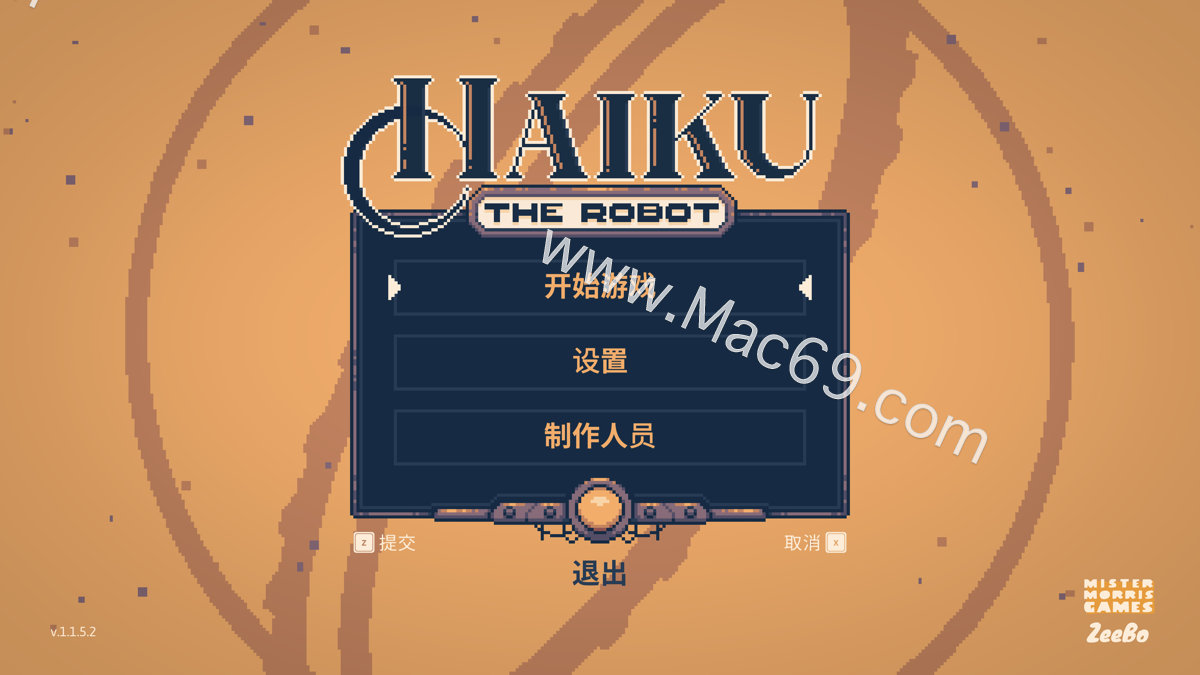 机器人海库Haiku the Robot for mac(冒险探索游戏)