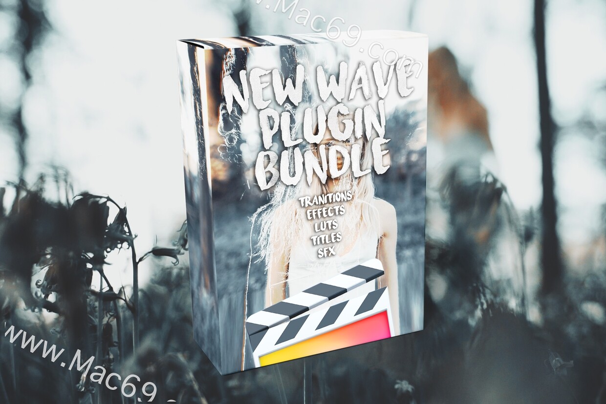 FCPX效果New Wave Plugin Bundle(New Wave捆绑效果包)