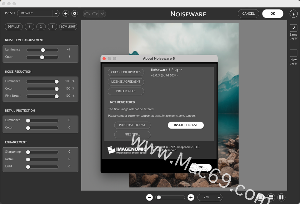Noiseware for Mac(Photoshop降噪滤镜)