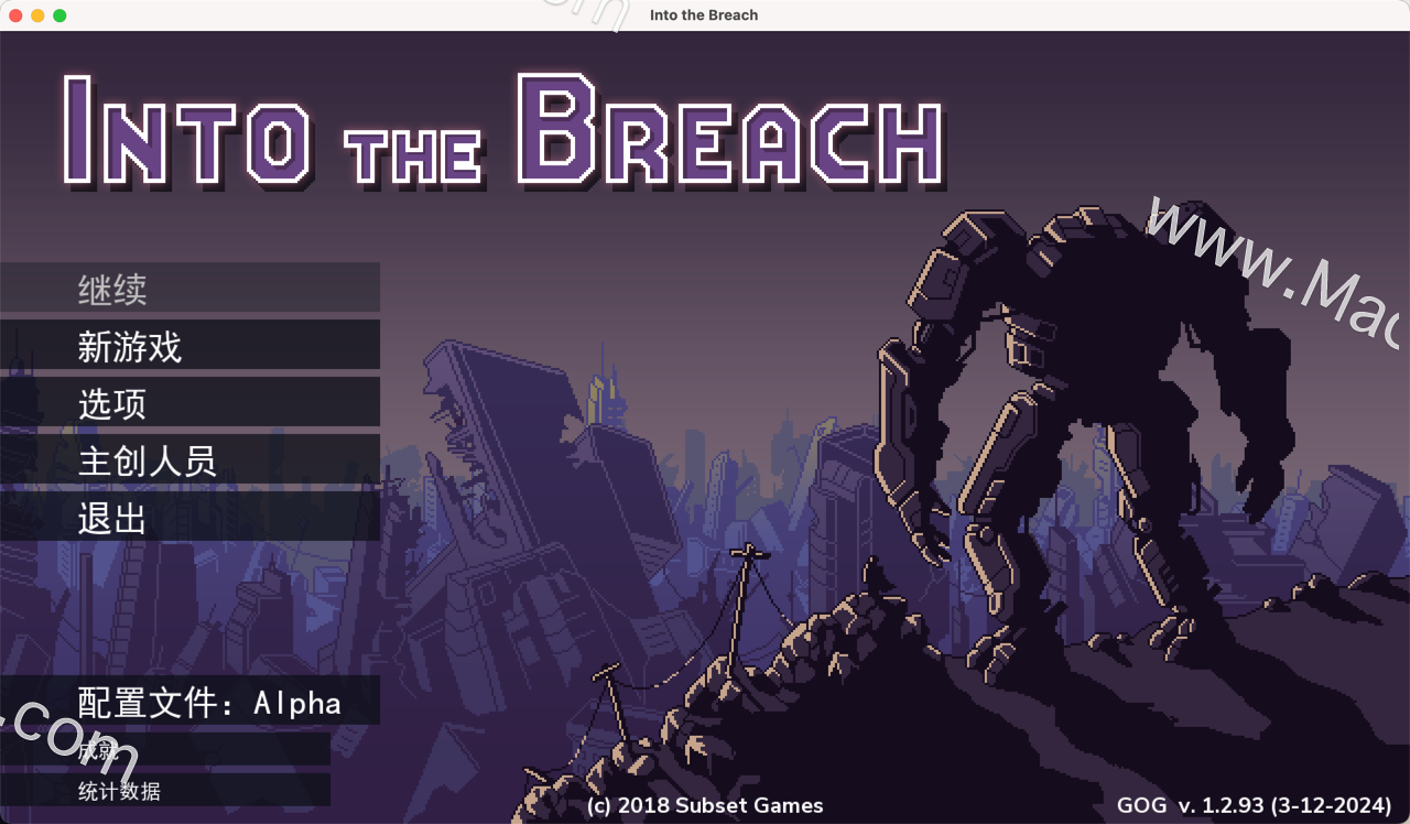 陷阵之志 Into the Breach Mac(像素类战棋游戏)