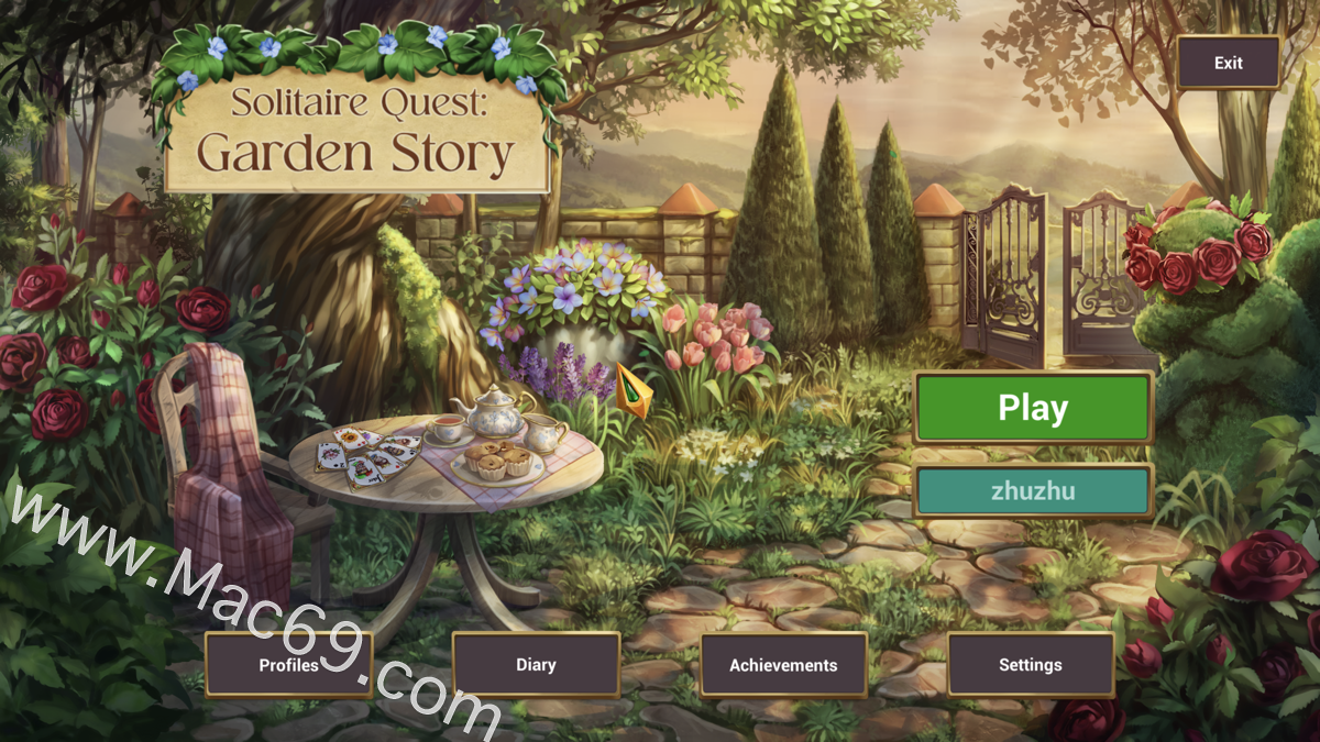 纸牌任务:花园故事solitaire quest garden story for mac(纸牌游戏)