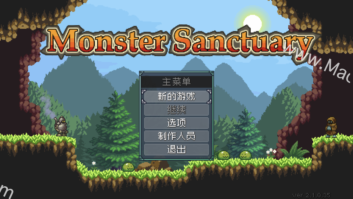 怪物圣所Monster Sanctuary for mac(冒险游戏)