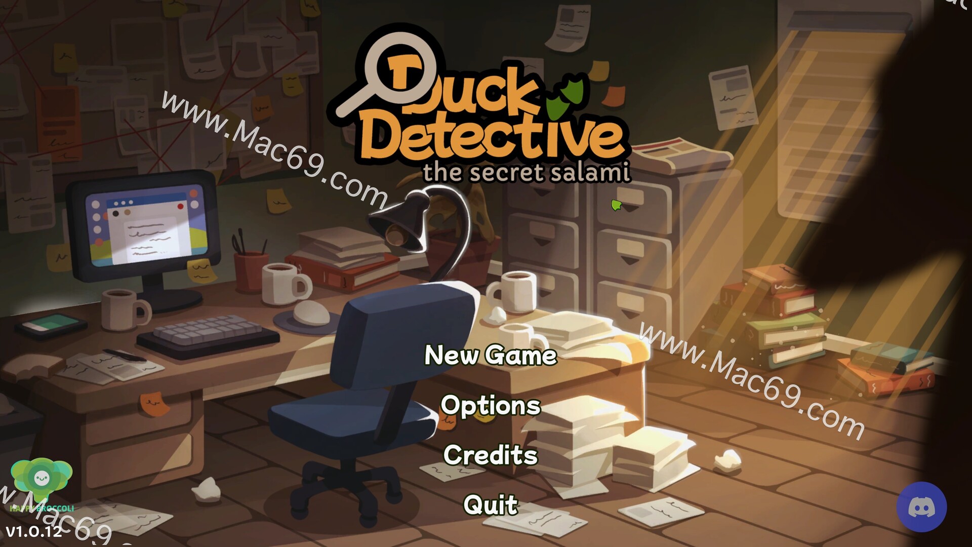鸭子侦探Duck Detective: The Secret Salami for Mac(叙事解迷游戏)