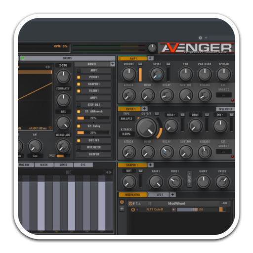 Vengeance Producer Suite Avenger for Mac(复仇者合成器插件)附破解补丁