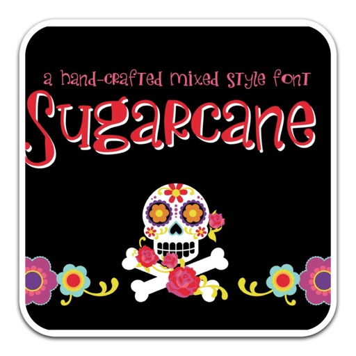 创意手工衬线字体PN Sugarcane for mac