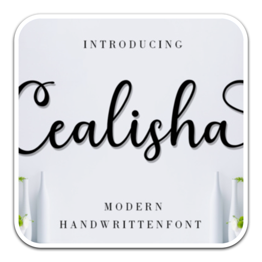 Cealisha现代手写字体 for mac