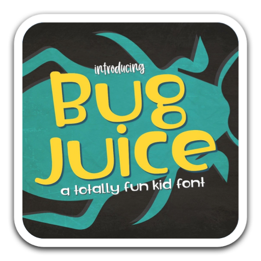 童趣英文字体Bug Juice